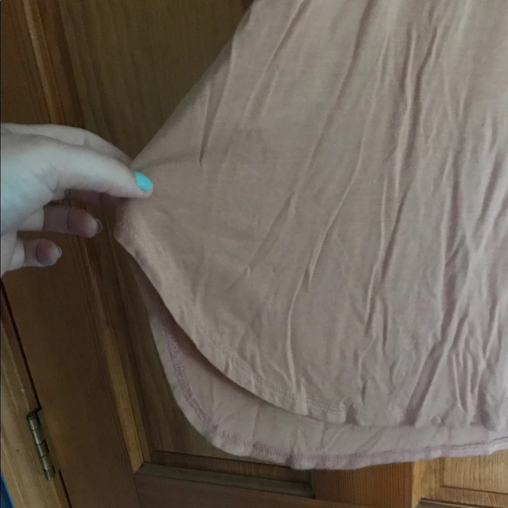 Mauve Rounded Hem Racerback Tank - Picture 3 of 4